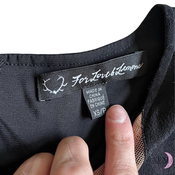 For Love & Lemons Emelia Romper Black Extra Small - Picture 8 of 9